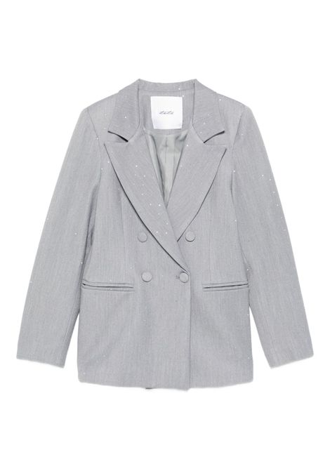 Blazer con strass Lù-Lù BY MISS GRANT | LL3781GRIGIO C